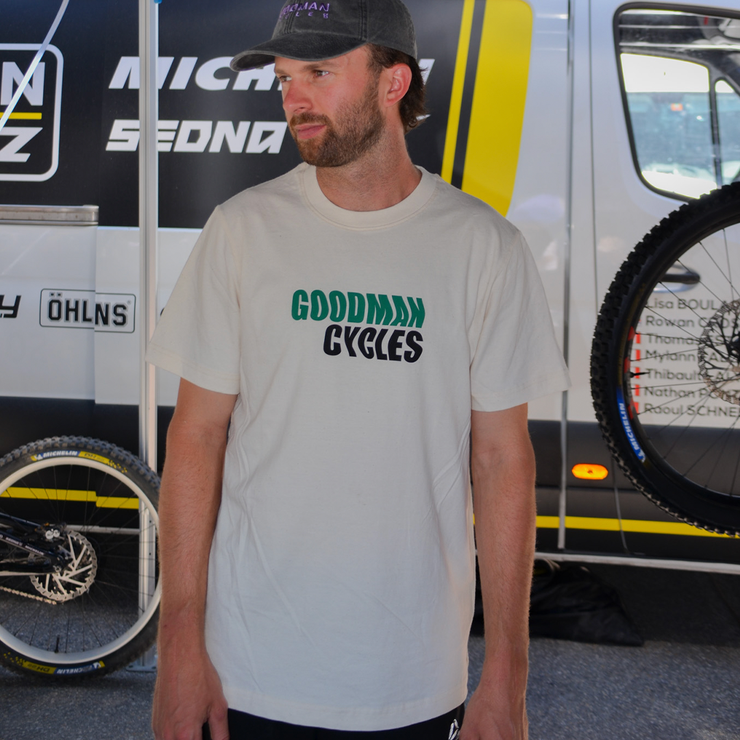 T-shirt Goodman Cycles - Beige